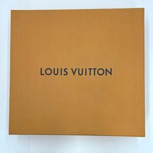 Louis Vuitton LV Orange Gift Box Magnetic Empty Large Box 13.75”x15.75”x3.5”